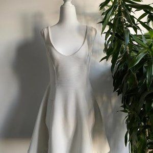 White Fit & Flair Dress